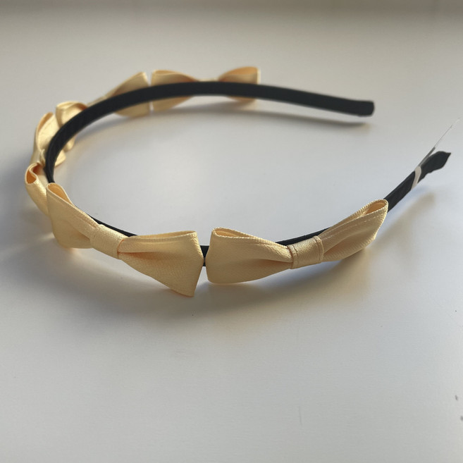 줄줄이 리본 머리띠 유아동 헤어밴드