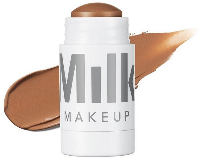 Milk MakeUP 업 매트 브론저 – 망고 버터 + 살구 오일이 함유된 조립식 크림 스틱 - 햇볕에 쬐인 빛을 위한 수분 공급 다용도 포뮬러 스페이스 5.4g(0.18온
