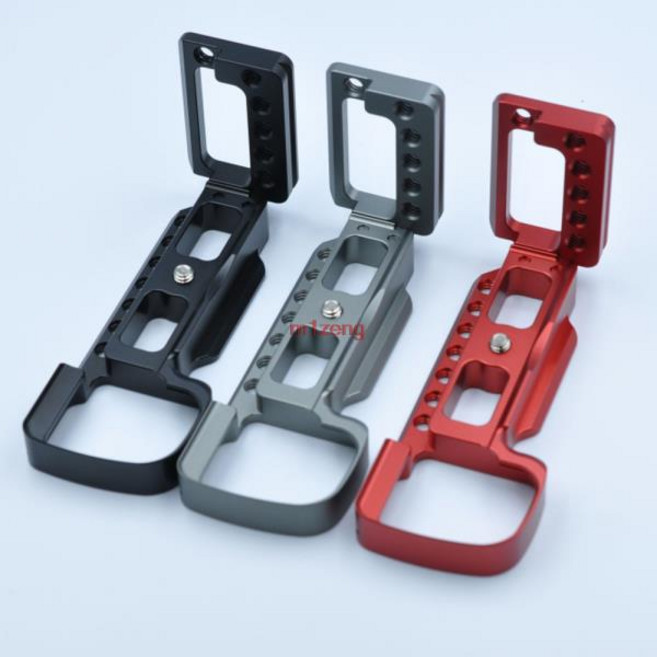 A6400 퀵 릴리스 L 플레이트/브래킷 홀더 소니 호환 알파 RRS SUNWAYFOTO Markins용 핸드 그립 어댑터, 01 빨간