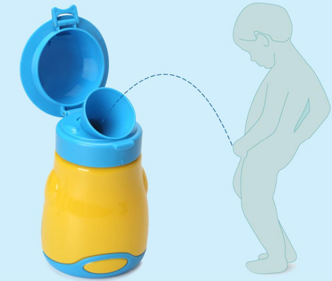 휴대용소변통 유아소변통 유아용 냄새방지 장시간