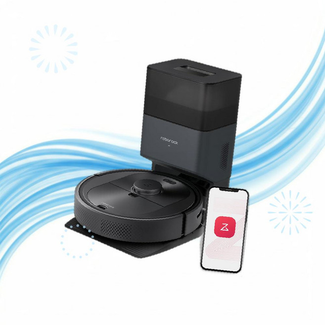 roborock 로보락 강아지털 청소기 Q5+ 로봇 자동 먼지 비움 스테이션 핸즈프리 청소 MK