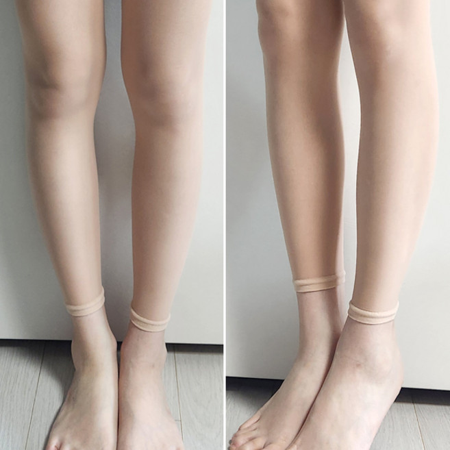 비침이 많은 국내 생산 기본 투명무발스타킹 10P 봄 여름 가을 착용좋은두께감 20D스타킹