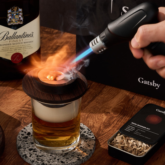 개츠비 훈연키트 ver.3 스모킹건 훈연기 위스키 칵테일 훈연 가향 도구 스모커 키트, 1개