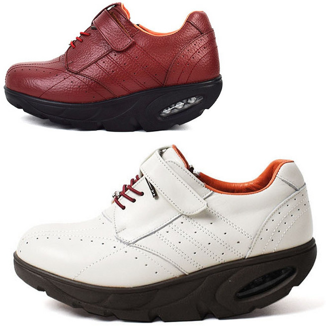 마사이 워킹화 남성 여성 소가죽 발편한 건강 신발 003