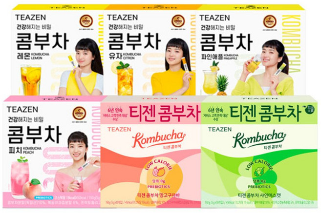 티젠 콤부차 30스틱X2박스 택2, 150g, 2개