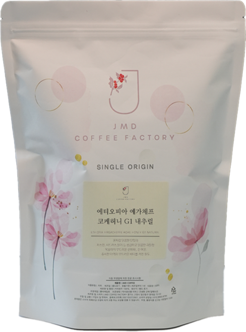 [제이엠디커피팩토리] 에티오피아 예가체프 코케허니 G1 내추럴 스페셜티 원두, 500g, 1개, 홀빈(분쇄안함)