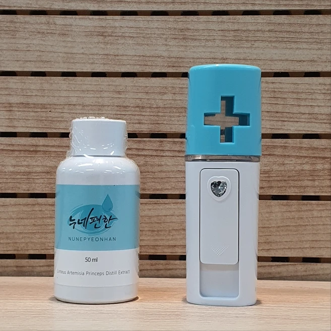 누네편한 액상 50ml + 초미세 분사 미스트 눈건강 눈피로완화 세트, 1개 - 쿠팡