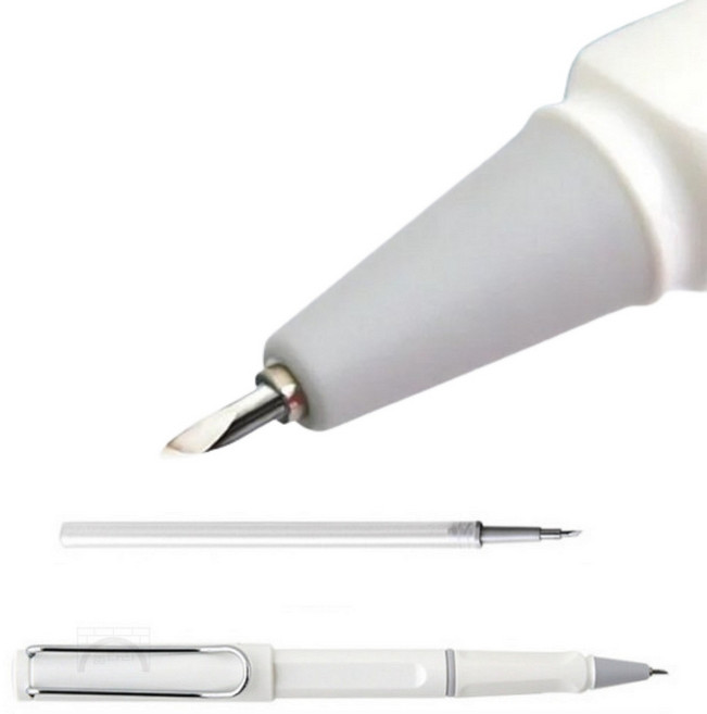 초미니 미세 커팅펜 종이 공예 커터칼 아트칼 조칵칼 정밀칼, 필수선택, 본체+리필1P