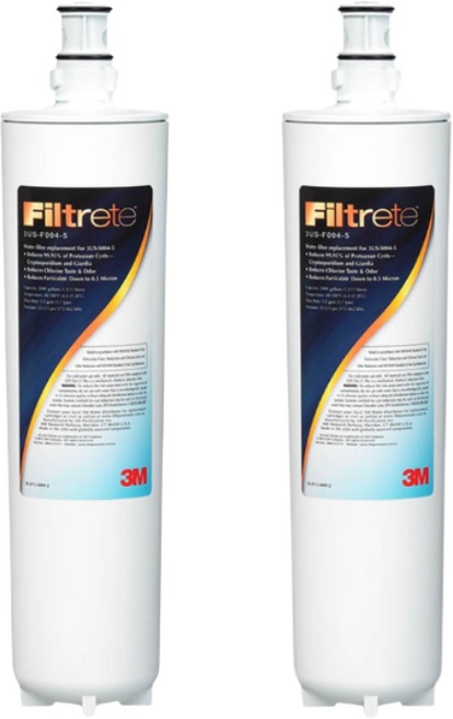 3M Filtrete 淨水器濾芯 高效過濾餘氯異味 NSF認證 DIY輕鬆換, 2個, 3US-F004-5