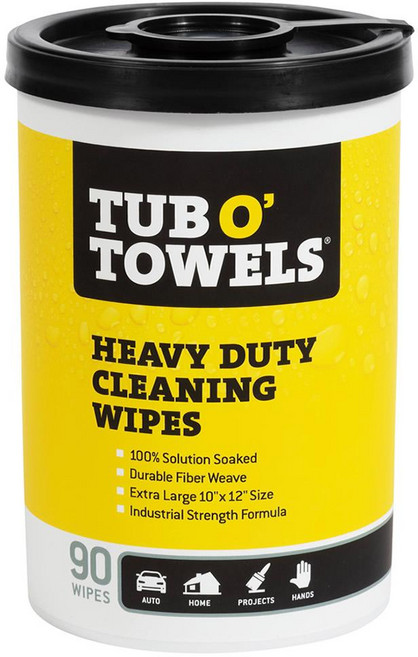 터브 오 타월 90매 (TUB O' HEAVY DUTY CLEANING WIPES), 1개