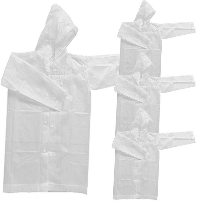 소꿉다락방 EVA 남여공용 우비 4개입