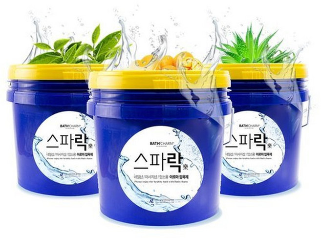 본사직영 바스참 스파락 10KG 대용량 입욕제 업소용, 스파락 _청자스민, 1개