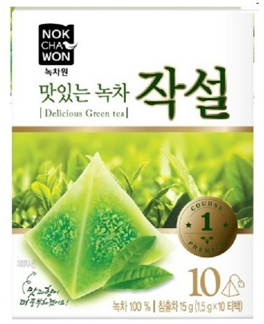 작설차 녹차작설차 작설녹차 10티백 탕비실 사무실, 1.5g, 10개입, 1박스