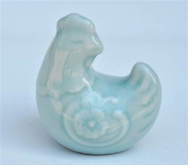 陶瓷雞擺飾, 家居飾品景德鎮陶瓷12十二生肖擺件影青瓷器雞擺設茶寵