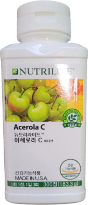 암웨이 아세로라C 비타민, 300정, 4개