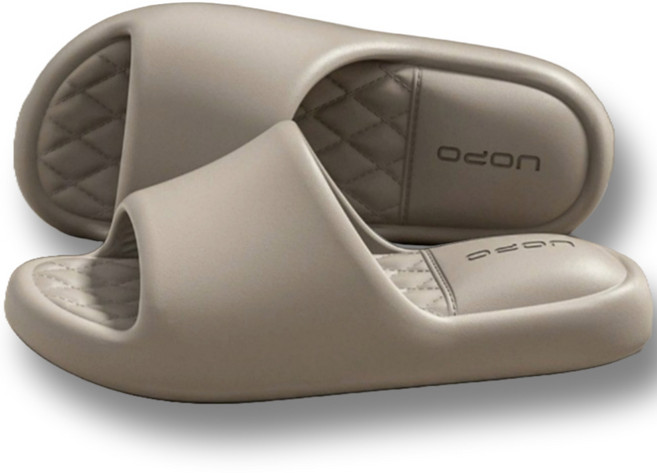 UOPO 에바 푹신한 쿠션 무소음 조리원 임산부 층간소음 슬리퍼 거실화 실내화, 1개, 연카키