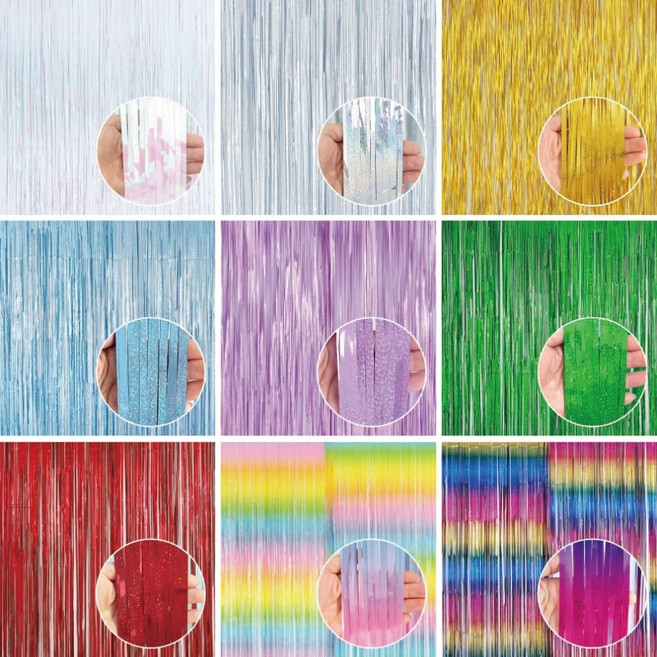 [파티룸] 파티은박 실버커튼 (2025), 35번 무광 골드