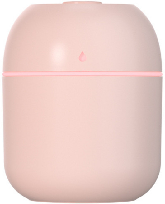 usb 가습기 미니 소형 수분 공급기 차량용 가정용, 물방울 핑크 220Ml, 하나