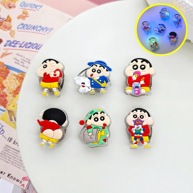 비츠톡톡 LED 야광 불빛 신까까머리 파츠 세트