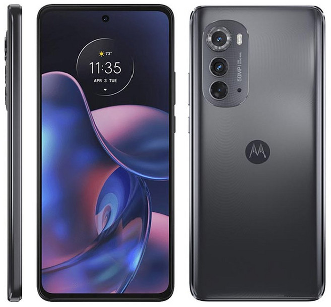 Motorola Moto Edge 2022 5G XT2205 스마트폰 CPU MediaTek Dimensity 1050 6.6인치 5000mAh 50MP 카메라, 128GB, 01 그레이