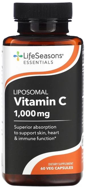 LifeSeasons 리포소말 비타민C 1000mg 베지 캡슐 60정(캡슐 1정당 500mg), 1개, 60정 - 쿠팡