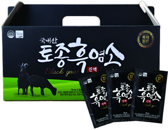 [웰스앤헬스]국내산 토종 흑염소진액 자연방목 흑염소 엑기스 보약 기력회복 건강즙, 2.1L, 1개