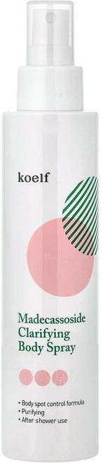 Koelf 마데카소사이드 클래리파잉 바디 스프레이 150ml(5.07fl oz) Koelf (코엘프), Koelf, 마데카소사이드 클래리파잉 바디 스프레이,, 1, 150ml - 쿠팡