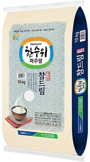 25년 햅쌀 한수위파주쌀 참드림 파주시, 1개, 10kg