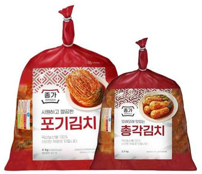종가 포기김치+총각김치 1세트, 6.5kg