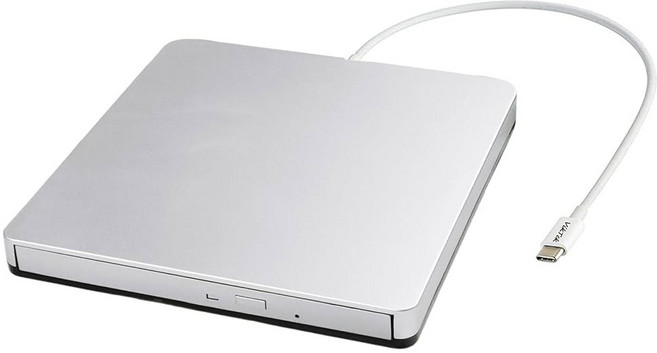 VikTck 외장 USB-C 슈퍼드라이브 DVD 드라이브 휴대용 CD 리더 /Burner - Air /Pro / /Mini Pro /ASUS /DELL /노트북 포트 플러그