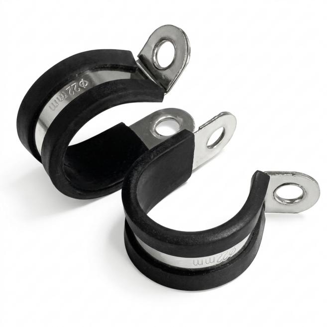 픽싱클램프 10개세트 새들 전선보호용 케이블고정 산업용 6~50mm, 1세트