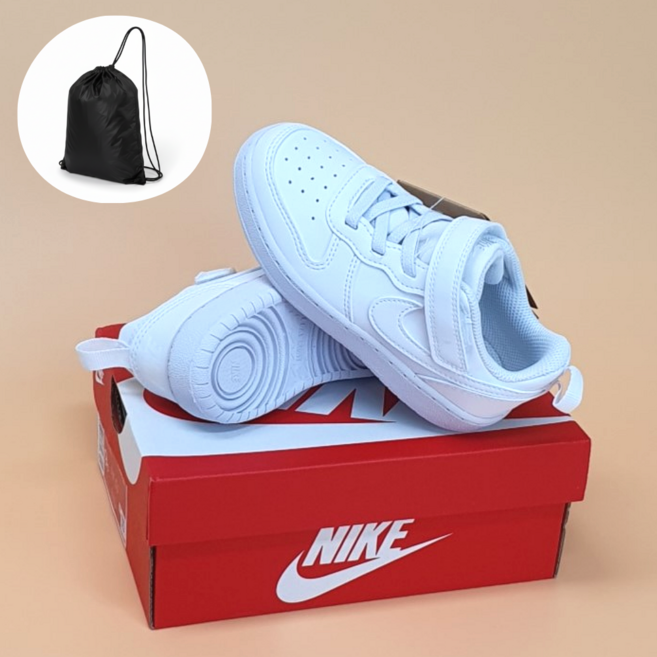 나이키 키즈 운동화 벨크로 아동화 편한 신발 (+루나 짐쌕가방)