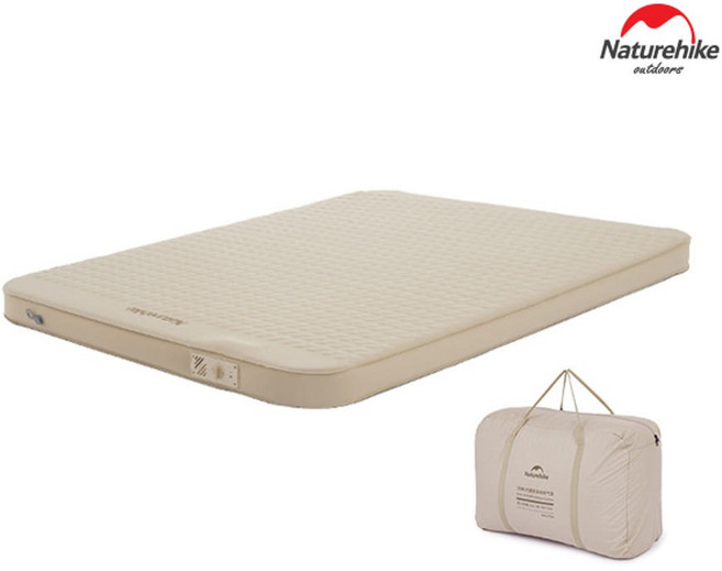 네이처하이크 C12 자충매트 차박 에어침대 휴대용 매트리스 펌프내장, 베이지
