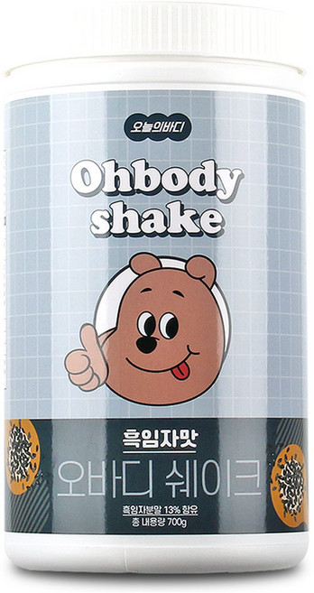 오늘의바디 오바디 단백질 쉐이크 흑임자맛, 700g, 1개