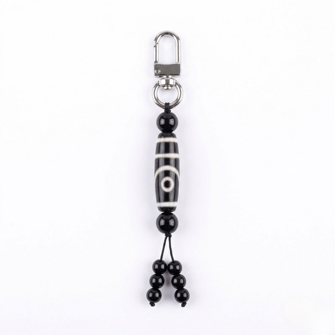 홍주 재물운 사업운 상승 A급 마노 주사 수호신 천주 자동차 키링 열쇠고리, 1개, 돼지띠 2안 천주