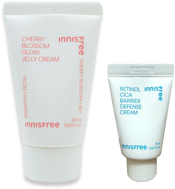 이니스프리 왕벚꽃 글로우 젤리 크림 50ml+장벽크림15ml, 1개