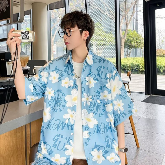 花襯衫 夏威夷度假襯衫 開衫襯衫