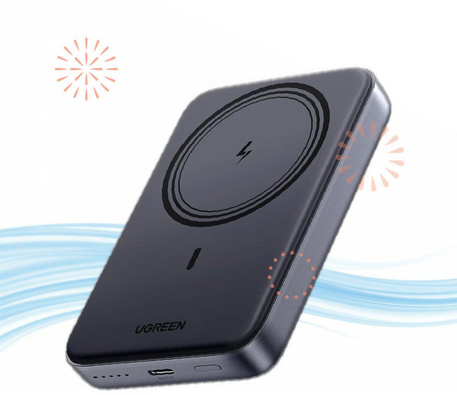 UGREEN 무선 충전기 마그네틱 보조배터리 10000mAh 휴대용 PD EY