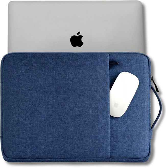 팍클리 4중 쿠션 노트북 가방 파우치, 1개, 어반네이비