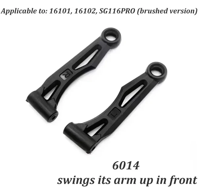 SCY 16101 SG116PRO 고속 50 KM/H RC 부품 차량 스크류 로커 암 스티어링 타이로드 변속기 샤프트 기어, 34 16101  SG116-6014