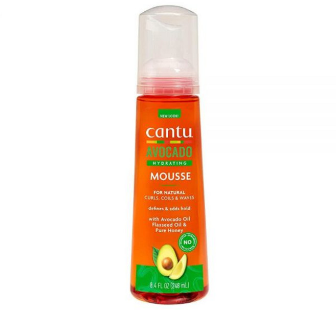Cantu 아보카도 하이드레이팅 무스 248ml(8.8FL 온스), Cantu 아보카도 하이드레이팅 무스, 248ml(8.