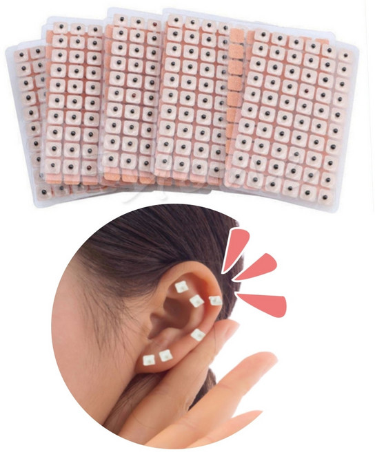 오듀즈 한방 귀지압 패치 600입 압봉 지압테이프 붙이는 이침 혈자리 티침 압침 귀혈침 여드름 수지침 피내침, 1개, 지압패치 단품(600입)