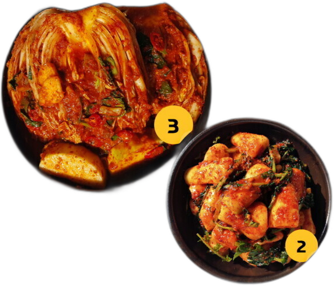 [도미솔김치] 도미솔 포기 김치3kg+총각 김치2kg, 1개, 3kg