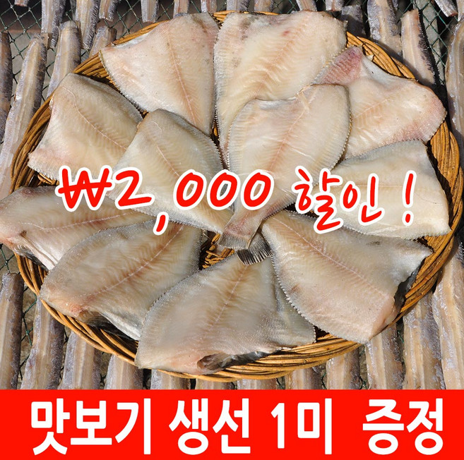 장스토어 반건조 손질 가자미 7-13미 18-22cm 외 10종 군산항직송, 02. 가자미(대) 20cm내외 10마리