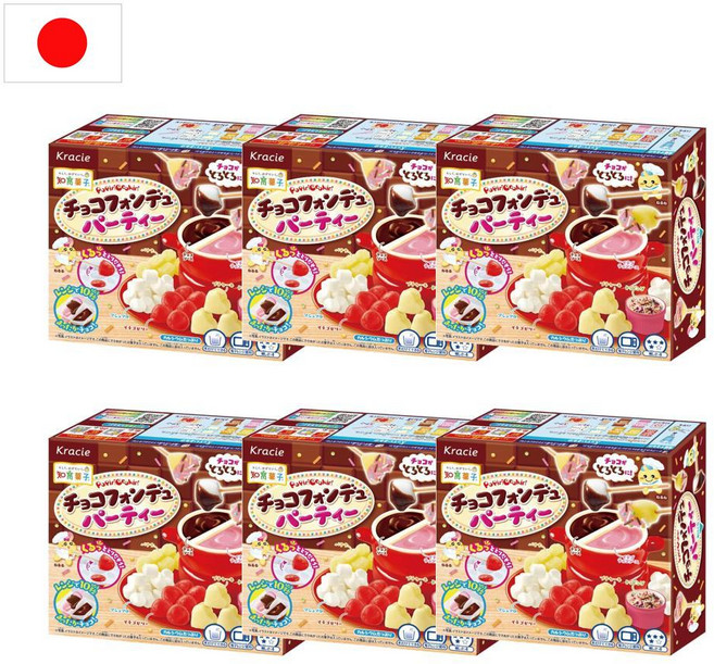 일본 크라시에 가루쿡 포핀쿠킨 딸기 초코 퐁듀 만들기 31g 6팩