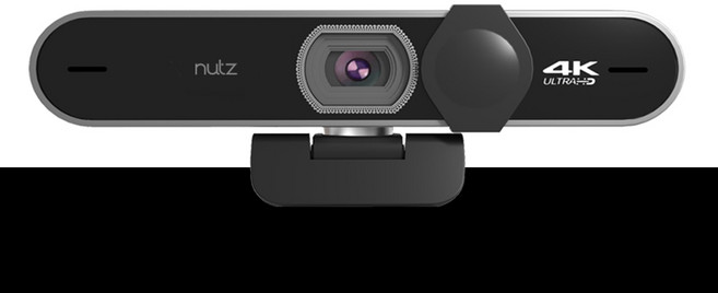 Nutz 4K 800만 화소 고화질 웹캠, UHD2160, 블랙