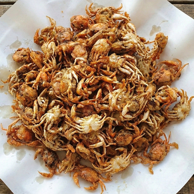 미니게튀김 베이비크랩 볶음, 1개, 500g