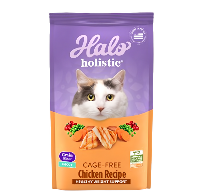 Halo 嘿囉 成貓無穀貓乾糧 呵護腸胃 亮麗毛髮, 雞肉, 2.72kg, 1