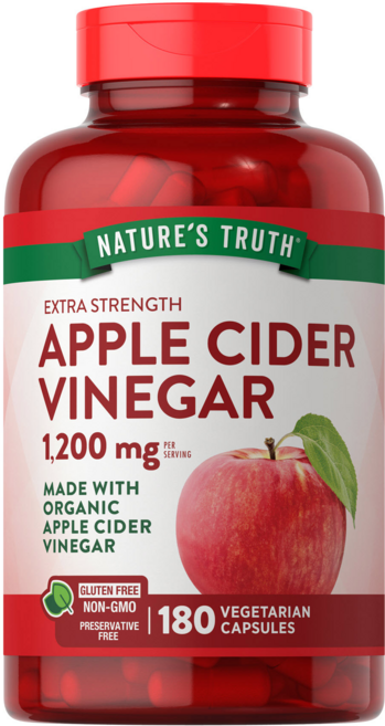 네이쳐스트루쓰 네이처스트루 애플 사이다 비니거 캡슐 1200mg 180정 [Nature's Truth Apple Cider Vinegar 1200mg], 1개