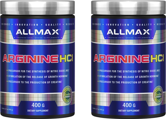 ALLMAX 精胺酸鹽酸鹽, 2罐, 400g